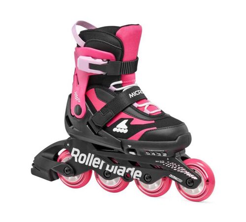 ROLLERBLADE Microblade Αυξομειούμενα Πατίνια - Μαύρο/Ροζ Χρώμα (Μαύρο-Ροζ), Μέγεθος (33-36.5)