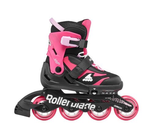 ROLLERBLADE Microblade Αυξομειούμενα Πατίνια - Μαύρο/Ροζ Χρώμα (Μαύρο-Ροζ), Μέγεθος (33-36.5)