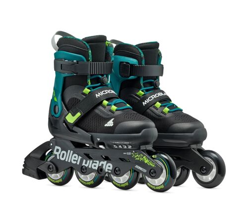 ROLLERBLADE Microblade XT Αυξομειούμενα Πατίνια - Μαύρο/Πετρόλ Πράσινο Χρώμα (Μαύρο-Πετρόλ), Μέγεθος (36.5-40.5)