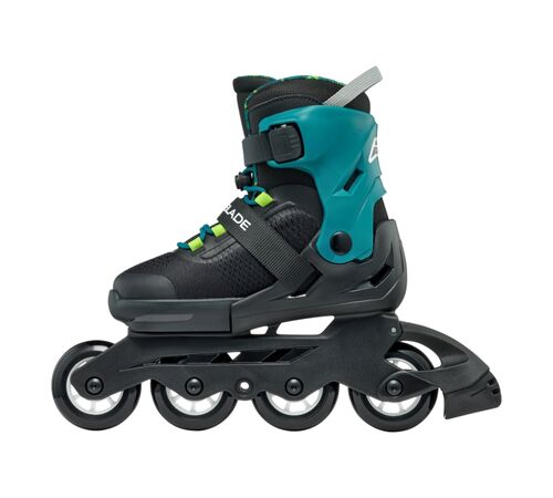 ROLLERBLADE Microblade XT Αυξομειούμενα Πατίνια - Μαύρο/Πετρόλ Πράσινο Χρώμα (Μαύρο-Πετρόλ), Μέγεθος (33-36.5)
