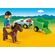 PLAYMOBIL 1-2-3 Όχημα με τρέιλερ μεταφοράς αλόγου 70181