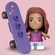 MEGA BLOKS BARBIE - ΦΙΓΟΥΡΕΣ ΜΕ ΑΞΕΣΟΥΑΡ-SKATEBOARDER GWR21/GWR24