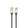 Allocacoc USBCable |Flat| Αλουμινένιο πλεκτό καλώδιο microUSB (1,5 μέτρο - χρυσό)
