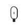 Allocacoc Heng Balance |Plastic Lamp Ellipse| Διακοσμητική λάμπα με μαγνητικό διακόπτη (Μαύρο)