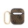 Guess Script Metal Logo Collection Θήκη προστασίας από δερματίνη για Apple Airpods 1/2 (Καφε)