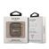 Guess Script Metal Logo Collection Θήκη προστασίας από δερματίνη για Apple Airpods 1/2 (Καφε)