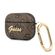 Guess Script Metal Logo Collection Θήκη προστασίας από δερματίνη για Apple Airpods Pro (Καφε)