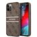 Guess "4G Logo Collection" Printed Stripe Θήκη προστασίας από δερματίνη – iPhone 12 Pro Max (Καφέ)