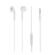 Tellur Fly In-Ear Headphones με Noise Reduction Memory Foam Ear Plugs Ακουστικά σε λευκό χρώμα (TLL162152)
