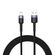 Tellur Data Cable USB To Lightning with LED Light, 2A, 2m, nylon, black