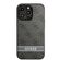 Guess "4G Logo Collection" Printed Stripe Θήκη προστασίας από δερματίνη – iPhone 13 Pro (Γκρι/Μαύρη)