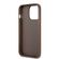 Guess "4G Logo Collection" Printed Stripe Θήκη προστασίας από δερματίνη – iPhone 13 Pro (Καφέ)