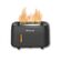 Tellur Flame Aroma Diffuser Ηλεκτρονικός υγραντήρας τηλεχειριζόμενος σε σκούρο γκρι χρώμα (TLL441131)
