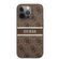 Guess "4G Logo Collection" Printed Stripe Θήκη προστασίας από δερματίνη – iPhone 13 Pro (Καφέ)