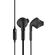 Defunc PLUS HYBRID In-Ear Earbuds Ενσύρματα Ακουστικά σε μαύρο χρώμα
