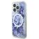 Guess Magsafe “Liquid Glitter Flower" Hard Case Θήκη προστασίας από σκληρό πλαστικό – iPhone 16 Pro (Μωβ – GUHMP16LLFMWTU)