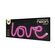 Forever Neon LED Light Love pink Bat