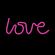 Forever Neon LED Light Love pink Bat