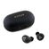 Guess Grained Printed Classic Logo True Wireless ENC Earphones (Black - GUTWSPGTSPSK)