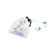Tellur Magiq In-Ear Headphones Ακουστικά  Με Υφασμάτινη Θήκη σε Μπλέ Χρώμα (TLL162222)