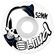 BLIND Bust Out Reaper FP Soft Wheels Complete Skateboard 7.625'' - Λευκό