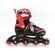 ΑΘΛΟΠΑΙΔΙΑ Αυξομειούμενα Inline/Roller Skates/Παγοπέδιλα, 3 σε 1, για Αγόρια Χρώμα (Κόκκινο), Μέγεθος (38-41)