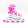 Αθλοπαιδιά Αυξομειούμενα Inline/Roller Skates/Παγοπέδιλα, 3 σε 1, για Κορίτσια Χρώμα (Φούξια), Μέγεθος (26-29)