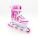 Αθλοπαιδιά Αυξομειούμενα Inline/Roller Skates/Παγοπέδιλα, 3 σε 1, για Κορίτσια Χρώμα (Φούξια), Μέγεθος (26-29)