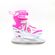 Αθλοπαιδιά Αυξομειούμενα Inline/Roller Skates/Παγοπέδιλα, 3 σε 1, για Κορίτσια Χρώμα (Φούξια), Μέγεθος (26-29)