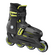 Roces Orlando 4.0 Inline Skates με Προστατευτικά και Κράνος, Μαύρο Λάιμ Χρώμα (Μαύρο), Μέγεθος (30-35)