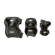 Roces Orlando 4.0 Inline Skates με Προστατευτικά και Κράνος, Μαύρο Λάιμ Χρώμα (Μαύρο), Μέγεθος (30-35)