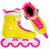POWERSLIDE  Zoom Neon Yellow 80 Πατίνια - Κίτρινο Χρώμα (Κίτρινο), Μέγεθος (37-38)