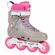 POWERSLIDE Next SL Pink 80 Urban Πατίνια - Γκρι/Ροζ Χρώμα (Γκρι-Ροζ), Μέγεθος (36-37)