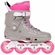 POWERSLIDE Next SL Pink 80 Urban Πατίνια - Γκρι/Ροζ Χρώμα (Γκρι-Ροζ), Μέγεθος (36-37)