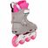 POWERSLIDE Next SL Pink 80 Urban Πατίνια - Γκρι/Ροζ Χρώμα (Γκρι-Ροζ), Μέγεθος (36-37)