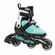 ROLLERBLADE Microblade 3WD Αυξομειούμενα Πατίνια - Aqua/White Χρώμα (Γαλάζιο-Λευκό), Μέγεθος (36.5-40.5)