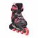 ROLLERBLADE Microblade SL Αυξομειούμενα Πατίνια - Μαύρο/Κοραλί Χρώμα (Μαύρο-Κοραλί), Μέγεθος (36.5-40.5)