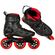 POWERSLIDE Imperial Black Red 110 Inline Skates - Μαύρο/Κόκκινο Χρώμα (Μαύρο-Κόκκινο), Μέγεθος (45-46)