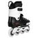 POWERSLIDE Next Core Black 80 Πατίνια Χρώμα (Μαύρο-Λευκό), Μέγεθος (36-37)