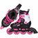 POWERSLIDE Khaan Magic Pink Αυξομειούμενα Πατίνια - Μαύρο/Λευκό/Ροζ Χρώμα (Μαύρο-Λευκό-Ροζ), Μέγεθος (35-38)