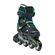 ROLLERBLADE Microblade XT Αυξομειούμενα Πατίνια - Μαύρο/Πετρόλ Πράσινο Χρώμα (Μαύρο-Πετρόλ), Μέγεθος (33-36.5)