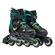 ROLLERBLADE Microblade XT Αυξομειούμενα Πατίνια - Μαύρο/Πετρόλ Πράσινο Χρώμα (Μαύρο-Πετρόλ), Μέγεθος (36.5-40.5)