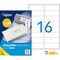 Agipa ΕΤΙΚΕΤΕΣ Α4 ΛΕΥΚΕΣ 1600 multi usage ΣΤΡΟΓΓ.ΓΩΝΙΕΣ 99,1X33,9 mm  ΚΟΥΤΙ 100φ