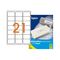 Agipa ΕΤΙΚΕΤΕΣ Α4 ΛΕΥΚΕΣ 2100 multi usage ΣΤΡΟΓΓ.ΓΩΝΙΕΣ 63,5x38,1mm  ΚΟΥΤΙ 100φ