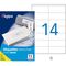 Agipa ΕΤΙΚΕΤΕΣ Α4 ΛΕΥΚΕΣ 1400 multi usage 105 x 42 mm  ΚΟΥΤΙ 100φ