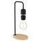 Designnest® Levitating Light Bulb |Table Lamp| Μαγνητικό αιωρούμενο επιτραπέζιο φωτιστικό (μαύρο)