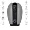 Tellur WiFi Smart Indoor Camera σε μαύρο/γκρι χρώμα FullHD (TLL331071)