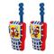 eKids Spiderman Walkie Talkies για παιδιά & ενήλικες με ενσωματωμένο μεγάφωνο και εμβέλεια 150 μέτρων (SA-207) (Μπλε/Κόκκινο)