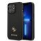Guess "Small 4G Logo Collection" Hard Case Saffiano Leather Θήκη προστασίας από δερματίνη – iPhone 13 Pro (Μαύρη)