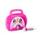 eKids Barbie Boombox Karaoke & Ενσύρματο Μικρόφωνο για παιδιά με ενσωματωμένη μουσική, φωτισμό, Sound Effects (BE-115) (Μωβ/Λευκό)